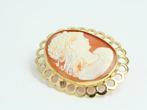 Cameo - 18 karaat Geel goud Carneool - Cammeo