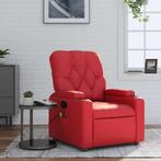 vidaXL Massagestoel verstelbaar kunstleer rood, Huis en Inrichting, Fauteuils, Verzenden, Nieuw