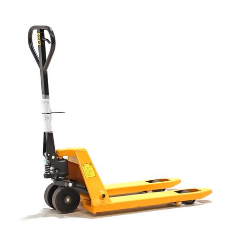 Gebruikte Handpallettruck korte vorklengte 800 mm hefhoogte, Zakelijke goederen, Machines en Bouw | Heftrucks en Intern transport