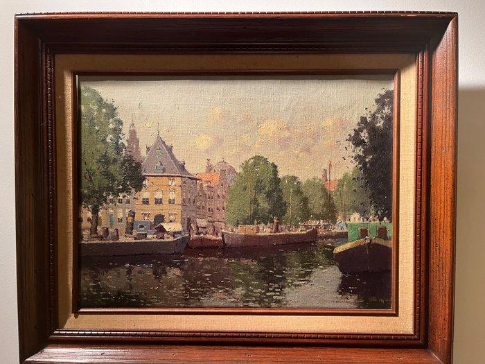N. Bruijnesteijn (1883-1964) - Spaarne bij Haarlem, Antiek en Kunst, Kunst | Schilderijen | Klassiek