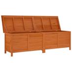 Tuinbox 198,5x50x56,5 cm massief vurenhout bruin, Verzenden, Nieuw