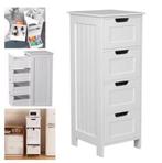 Smalle Ladekast voor Badkamer of Hal – 4 Lades, Verzenden, Nieuw