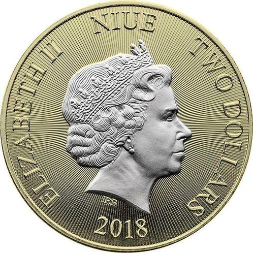 Niue. 2 Dollars 2018 - TREE OF LIFE - RUTHENIUM 1 oz mit CoA, Postzegels en Munten, Munten | Europa | Niet-Euromunten