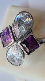 Zonder Minimumprijs - Ring Zilver - 6.00ct. tw. Amethist -, Nieuw