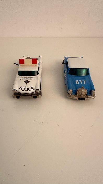 Schuco 1:43 - Modelauto (2) - American Police Car and, Antiek en Kunst, Antiek | Speelgoed