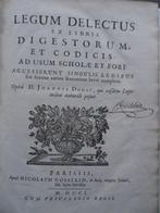 Jean Domat - Legum delectus ex libris Digestorum, et, Antiek en Kunst, Antiek | Boeken en Bijbels