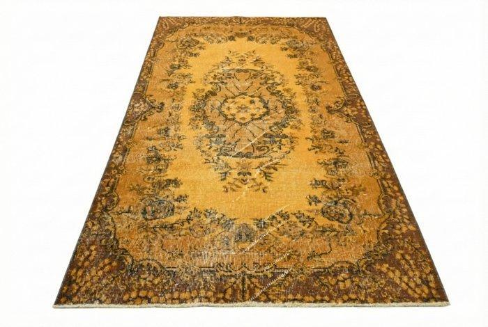 Geel Goud vintage - Vloerkleed - 200 cm - 110 cm - Met de, Huis en Inrichting, Stoffering | Tapijten en Kleden
