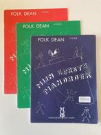 Folk Dean piano lesboeken 1,2, en 3 [457], Orgel, Gebruikt, Les of Cursus, Ophalen of Verzenden