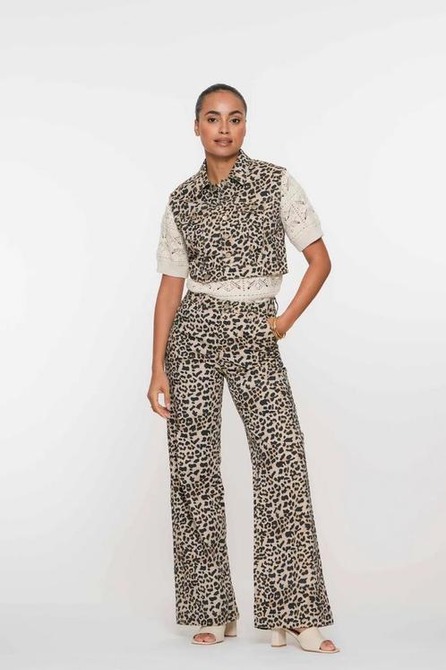 Jeans  |  Geisha   |  51041-10 - Jeans leopard print - sand/, Kleding | Dames, Spijkerbroeken en Jeans, Nieuw, Ophalen of Verzenden