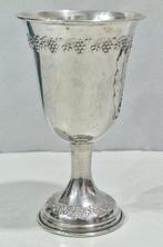 Judaica - .800 zilver - 1970-1980 - Hazorfim Kiddush beker