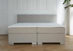 ACTIE! Boxspring Milano 140 200 Beige, Verzenden, Beige, Nieuw, 140 cm