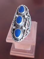 Lapis lazuli - Zilver - Ring, Antiek en Kunst