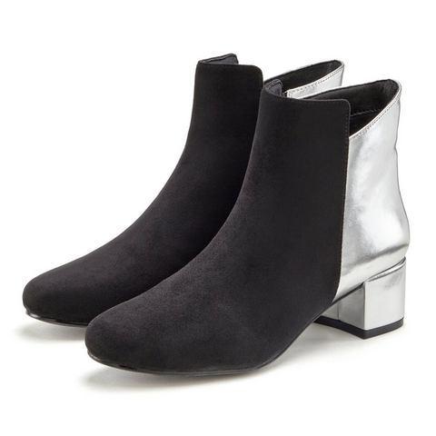Lascana Laarsjes met comfortabele blokhak, laarzen,, Kleding | Dames, Schoenen, Nieuw, Verzenden