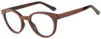 Houten brilmontuur Orlando Rosewood, Nieuw