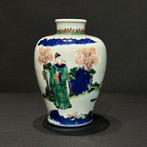 Vaas - Porselein - China - Qing Dynastie (1644-1911) - Wucai, Antiek en Kunst