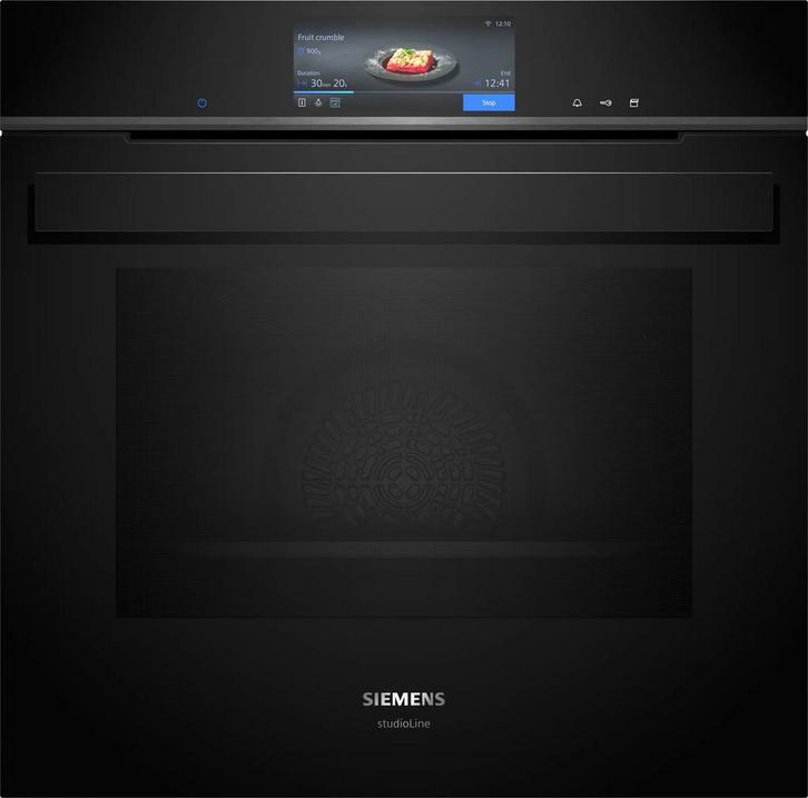Siemens iQ700 HS958GCB1 stoomoven Middelmaat Zwart Touch, Witgoed en Apparatuur, Ovens, Nieuw, Ophalen of Verzenden