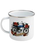 Yamaha FS1 emaille mok, Verzenden, Nieuw, Motoren