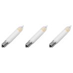 Reserve Kerstlampjes E10 LED Filament Kaars - 3 stuks -, Diversen, Kerst, Verzenden, Nieuw