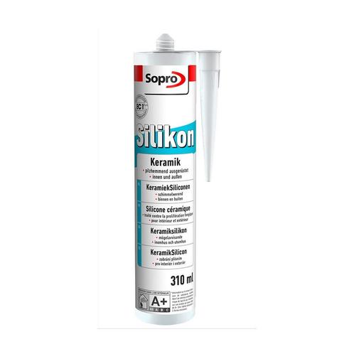 Sopro Keramiek Kit Siliconen 310ml Grijs nr 15, Doe-het-zelf en Verbouw, Sanitair, Ophalen of Verzenden