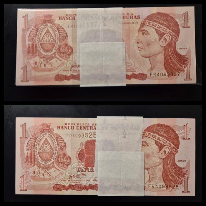 Honduras. - 200 x 1 Lempira 2016 (Zonder minimumprijs), Postzegels en Munten, Bankbiljetten | Europa | Niet-Eurobiljetten