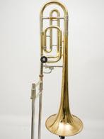 Trombone Courtois model 420BR Challenger met 2 schuiven, Ophalen of Verzenden, Gebruikt, Met koffer