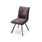 Eetkamerstoel Flora - eetkamerstoelen - Bruin, Nieuw, Bruin, Stof