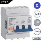 Sep aardlekautomaat 3P+N C16 30mA 10kA - RCM1, Ophalen of Verzenden, Nieuw