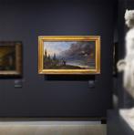 Scuola di Posillipo (XIX) - Veduta del Golfo di Napoli con, Antiek en Kunst, Kunst | Schilderijen | Klassiek