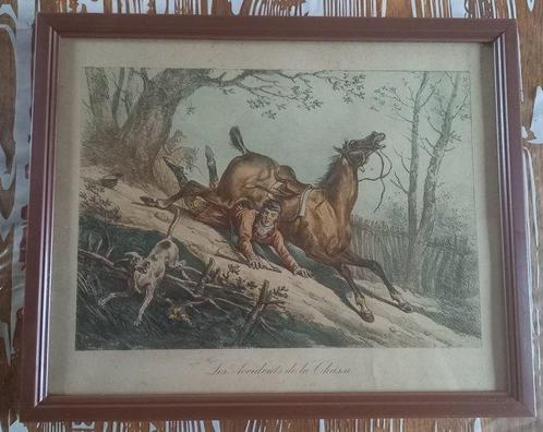 Collectie met dierenthema - Prachtige lot van 2 gravures, Antiek en Kunst, Curiosa en Brocante