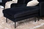 Chaise-Longue - Simon - Zwart - Fluweel - Jörn, Huis en Inrichting, Verzenden, Nieuw