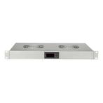 1U ventilatorunit met 2 ventilatoren, grijs 19 Inch, Computers en Software, Computerbehuizingen, Ophalen of Verzenden, Nieuw