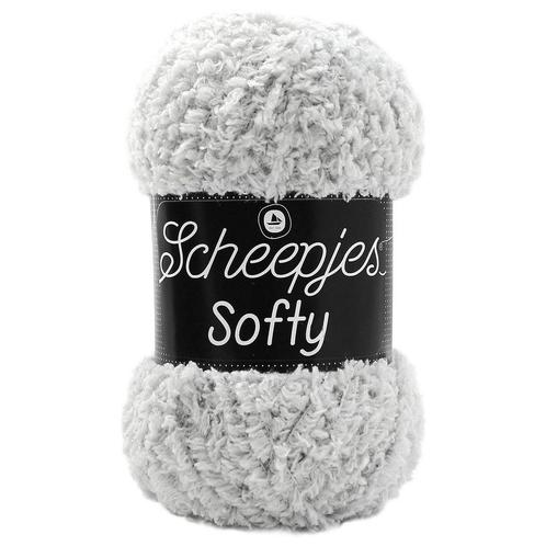Scheepjes Softy - 476 lichtgrijs - Polyester Garen, Hobby en Vrije tijd, Breien en Haken, Ophalen of Verzenden