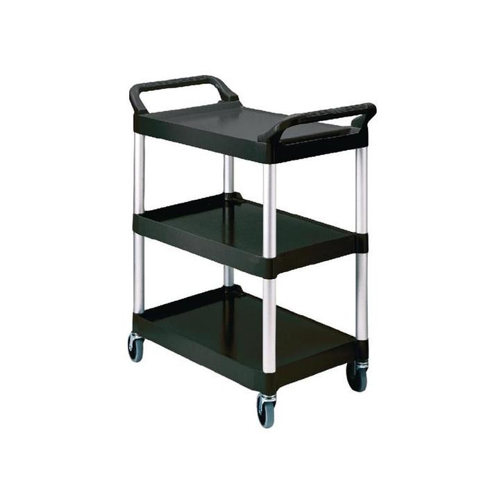 Rubbermaid compacte trolley zwart, Zakelijke goederen, Horeca | Meubilair en Inrichting, Verzenden