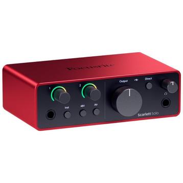 Focusrite Scarlett Solo 4th Gen, Songwriters 2-in/2out