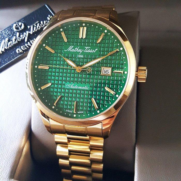 Mathey-Tissot - Automatic - Swiss Made - Gold - Sapphire -, Sieraden, Tassen en Uiterlijk, Horloges | Heren
