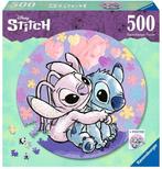 Disney Stitch Ronde Puzzel (500 stukjes) | Ravensburger -, Hobby en Vrije tijd, Denksport en Puzzels, Verzenden, Nieuw