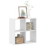 vidaXL Boekenkast 68,5x32x68,5 cm bewerkt hout wit, Huis en Inrichting, Verzenden, Nieuw, Overige houtsoorten