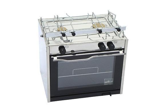 Techimpex Classic kooktoestel met oven - 2 pitten, Watersport en Boten, Bootonderdelen, Ophalen of Verzenden