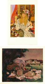 Robert Vernet Bonfort (1934) - Lot de 2 lithographies :