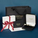 Vintage parelarmband met gouden sluiting 14 krt, Sieraden, Tassen en Uiterlijk, Armbanden, Ophalen of Verzenden, Nieuw