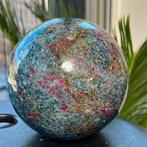 Fine Ruby in Kyanite sphere Kristal - Hoogte: 10.19 cm -