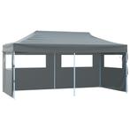 Partytent pop-up inklapbaar met zijwanden 3x6 m antraciet, Verzenden, Nieuw, 2 meter of meer, Partytent