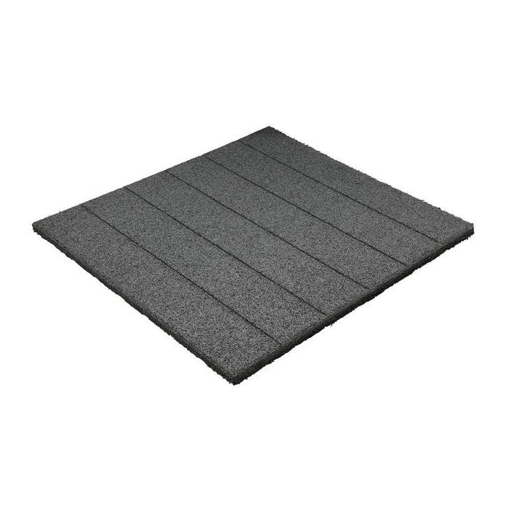 Rubber tegel / terrastegel - 25 mm - 50 x 50 cm - Grijs, Tuin en Terras, Tegels en Klinkers, Verzenden