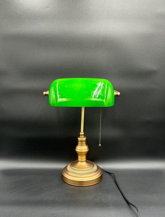 Bureaulamp - Prachtige klassieke bankierslamp - massief, Antiek en Kunst, Curiosa en Brocante