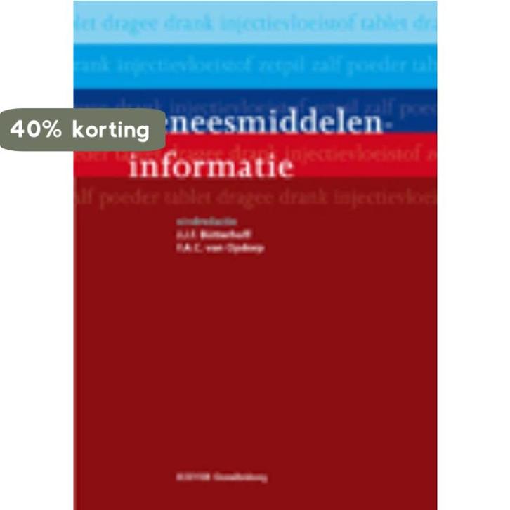 Geneesmiddeleninformatie 9789035232129, Boeken, Wetenschap, Gelezen, Verzenden