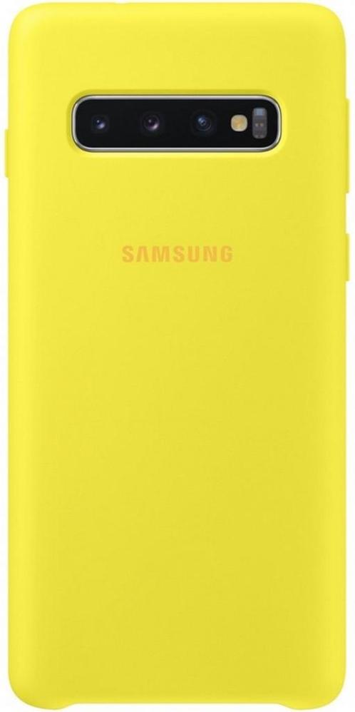 Samsung Silicone Cover - voor Samsung Galaxy S10 Plus - Geel, Telecommunicatie, Mobiele telefoons | Hoesjes en Frontjes | Overige merken