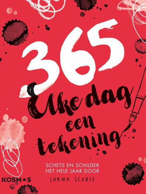 365 Elke dag een tekening 9789043920964 Lorna Scobie, Boeken, Hobby en Vrije tijd, Zo goed als nieuw, Verzenden