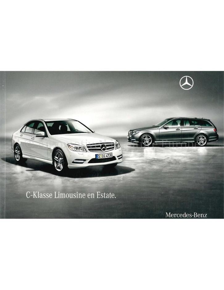 2010 MERCEDES BENZ C KLASSE SEDAN | STATIONCAR BROCHURE, Boeken, Auto's | Folders en Tijdschriften