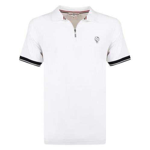 -22% Q1905  Q1905 Polo shirt stroke -  maat M, Kleding | Heren, Sportkleding, Wit, Nieuw, Verzenden