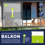 tillvex® Verticale zonwering, 200 x 250 cm, voor buiten en b, Tuin en Terras, Verzenden, Nieuw